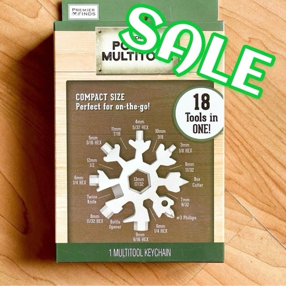 ‼️CLEARANCE SALE‼️ 🆕Keychain Pocket Multi Tool 18 Tools in One NEW